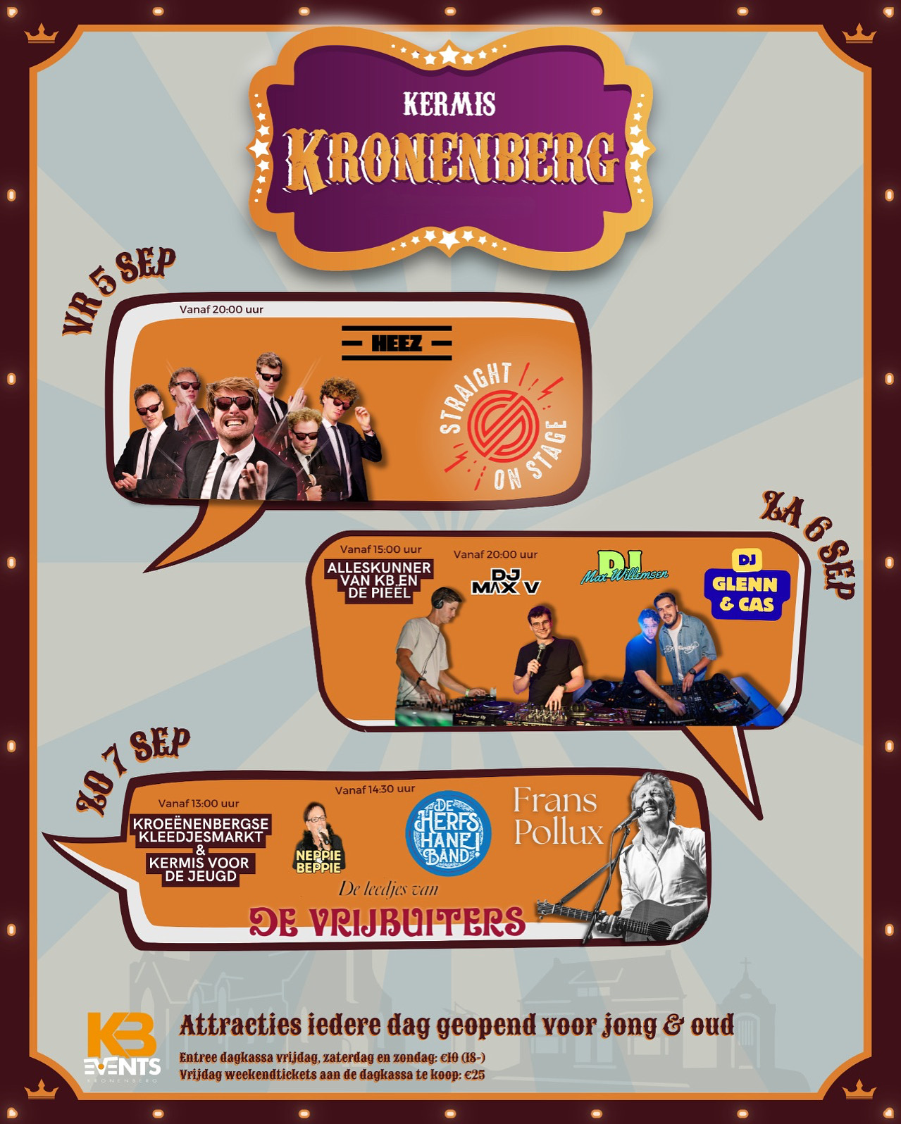 Over een dikke maand is het zover: Kermis Kroeënenberg 2025! 🍻🎪