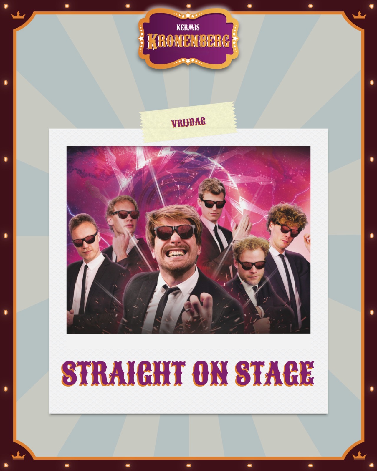 Kermisvrijdag: Straight on Stage 🎸🎤